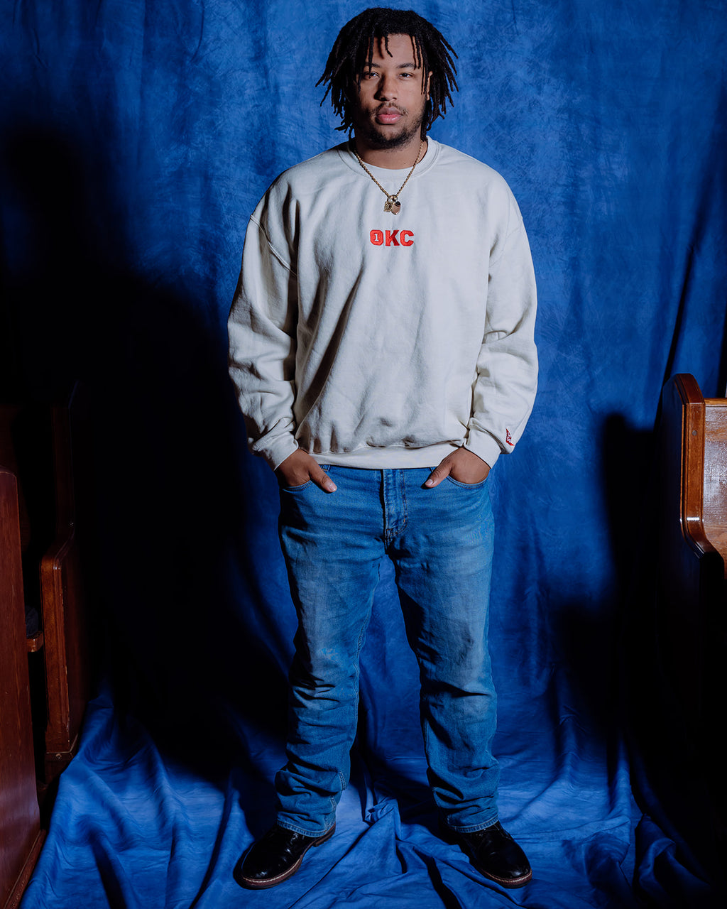 The 1KC Gold Stitched Crewneck Sweatshirt