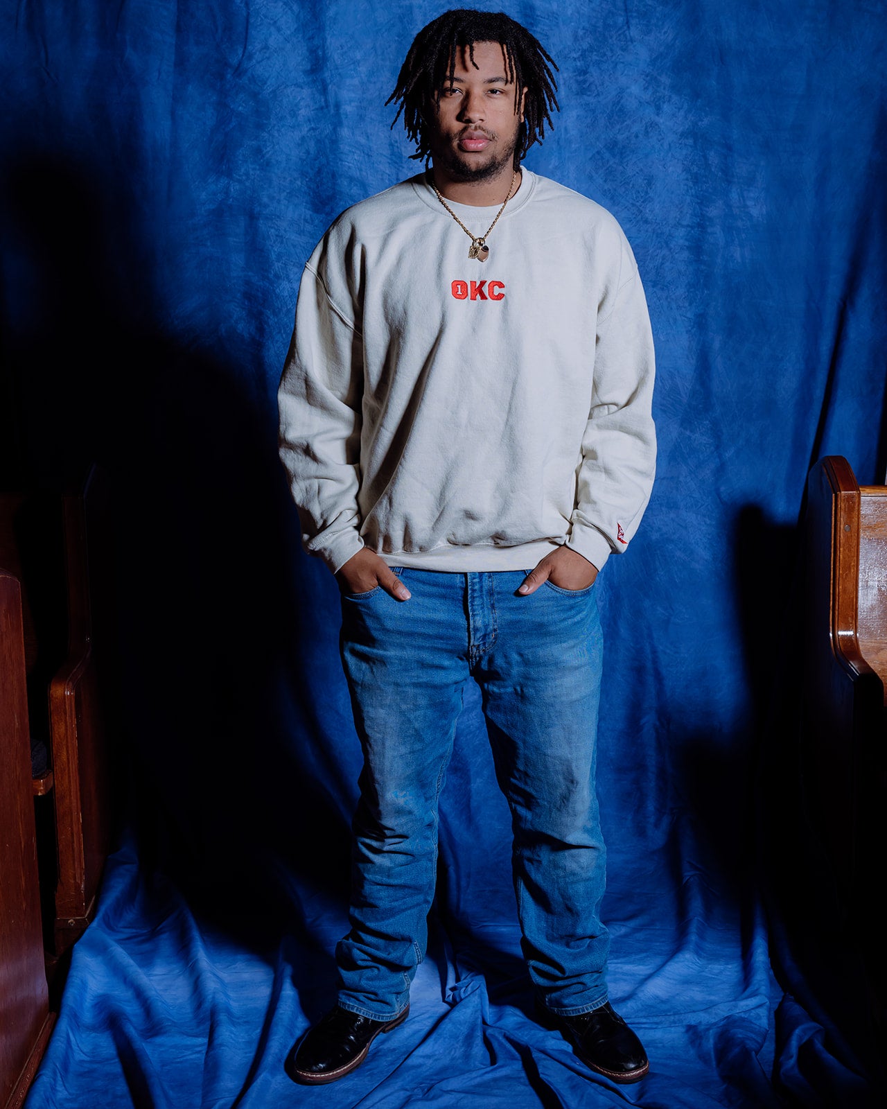 The 1KC Gold Stitched Crewneck Sweatshirt
