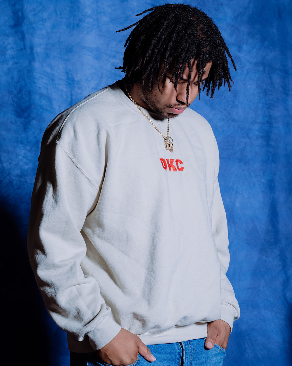 The 1KC Gold Stitched Crewneck Sweatshirt